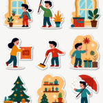 Household & Chores - Sticker Sheet v17
